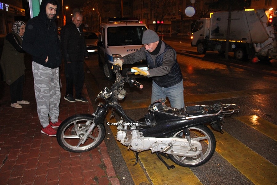 Karaman'da Kazaya Karışan Otomobil Sürücüsü Arkasına Bile Bakmadı 1