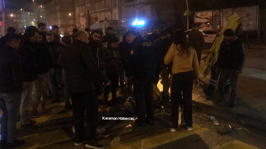 Karaman'da Kazaya Karışan Otomobil Sürücüsü Arkasına Bile Bakmadı 2