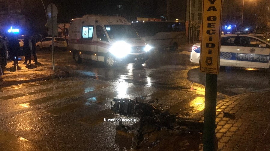 Karaman'da Kazaya Karışan Otomobil Sürücüsü Arkasına Bile Bakmadı 4