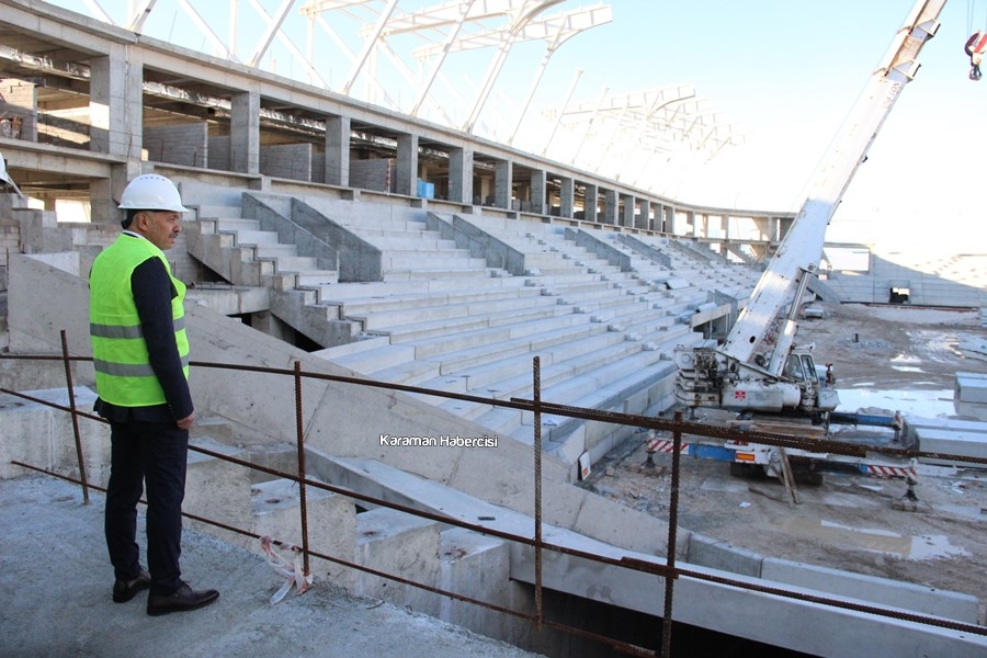 Karaman'a UEFA standartlarında stadyum yapımı 3