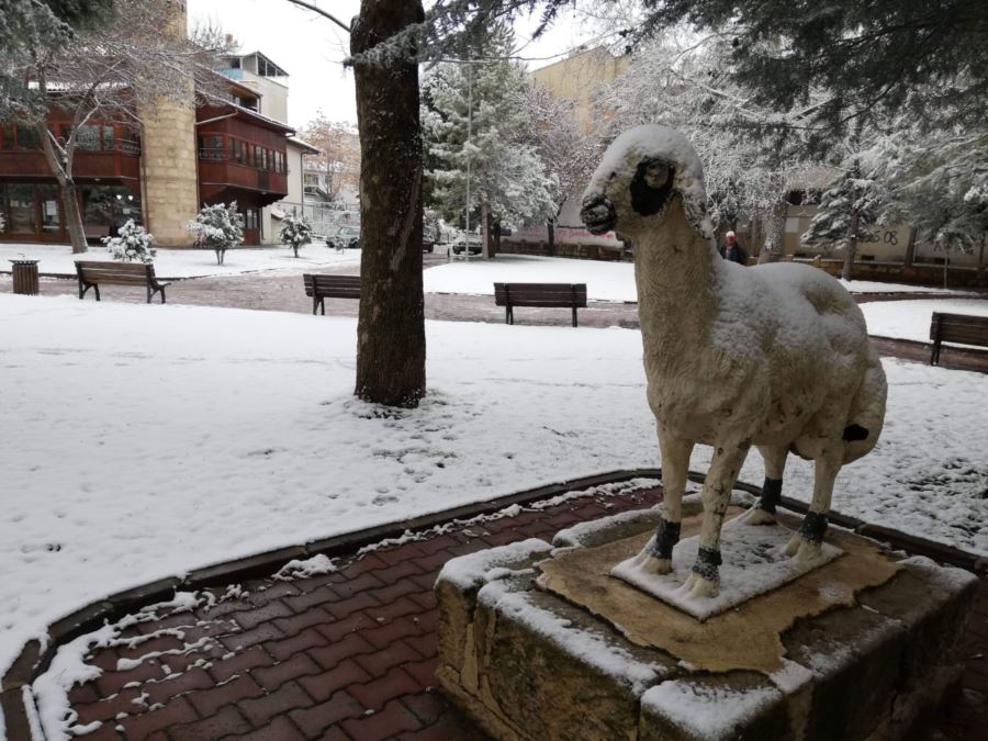 Karaman'a Kar Tatil İle Geldi 3