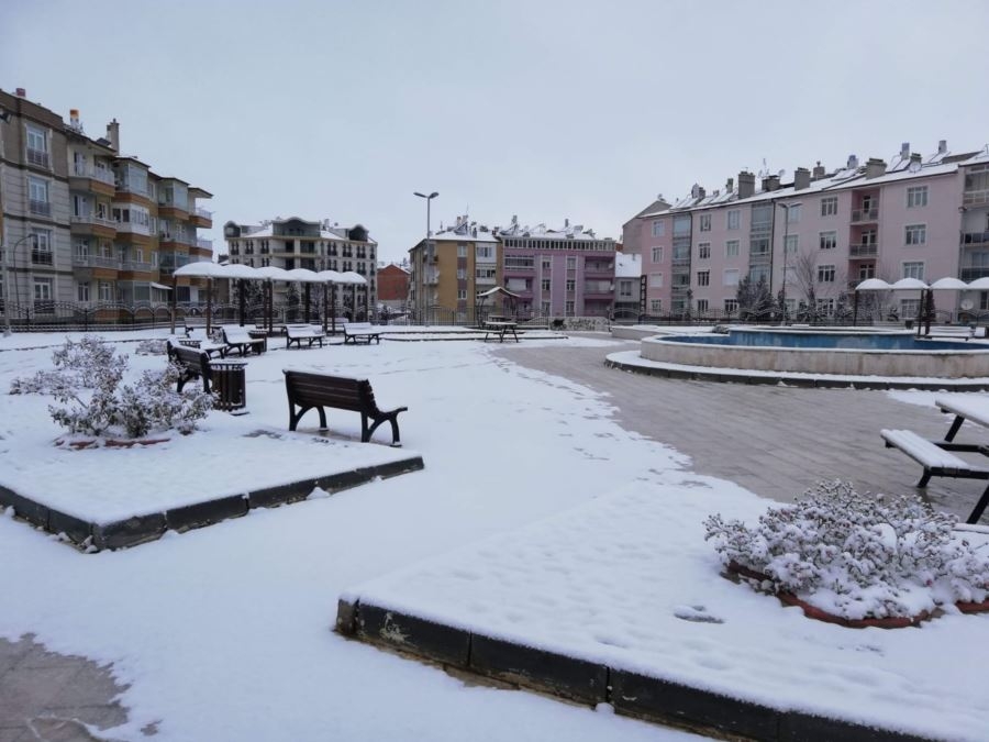 Karaman'a Kar Tatil İle Geldi 4