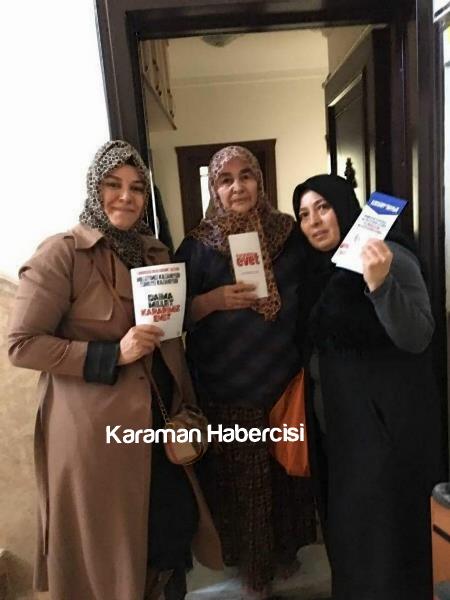 Ak Kadınlar Çat Kapı Çalışmalarını Sürdürüyor 1