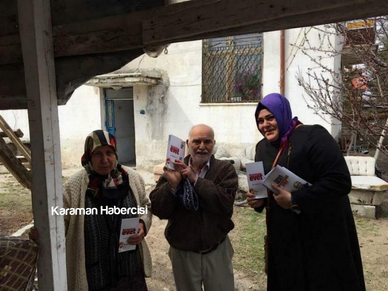 Ak Kadınlar Çat Kapı Çalışmalarını Sürdürüyor 11