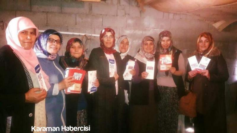 Ak Kadınlar Çat Kapı Çalışmalarını Sürdürüyor 16