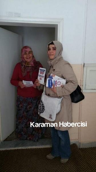 Ak Kadınlar Çat Kapı Çalışmalarını Sürdürüyor 2