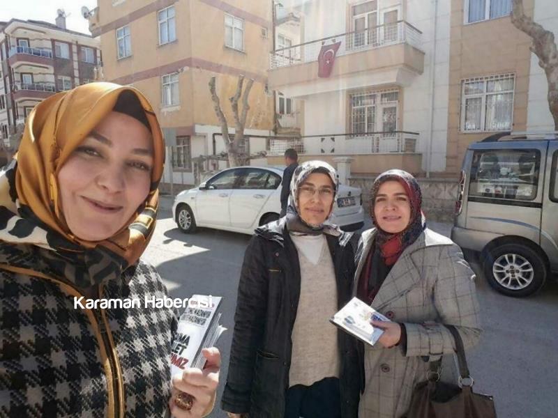 Ak Kadınlar Çat Kapı Çalışmalarını Sürdürüyor 20