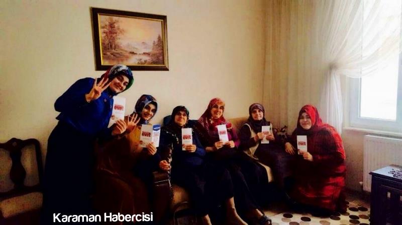 Ak Kadınlar Çat Kapı Çalışmalarını Sürdürüyor 8