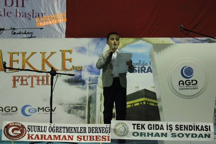 Karaman'da Mekke'nin Fethi Adlı Program Düzenlendi 13