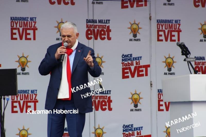 Başbakan Binali Yıldırım Karaman'da 65