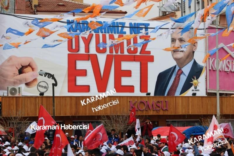 Başbakan Binali Yıldırım Karaman'da 70