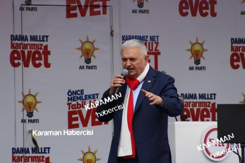 Başbakan Binali Yıldırım Karaman'da 72