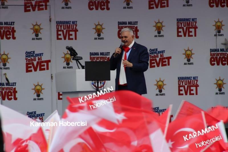 Başbakan Binali Yıldırım Karaman'da 77