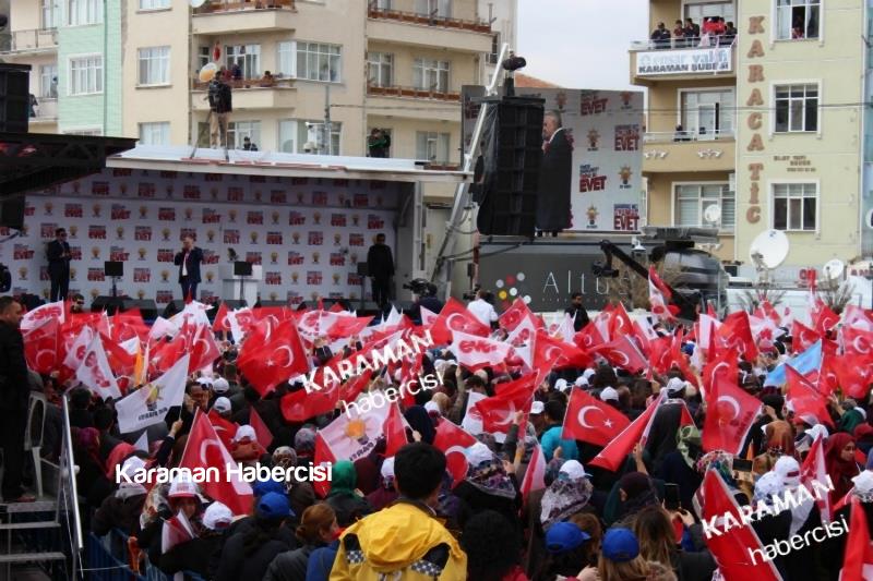 Başbakan Binali Yıldırım Karaman'da 85