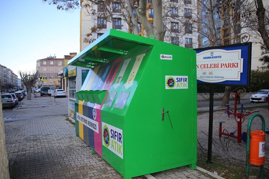 Karaman Belediyesi Atık Getirme Merkezleri Kurdu 14