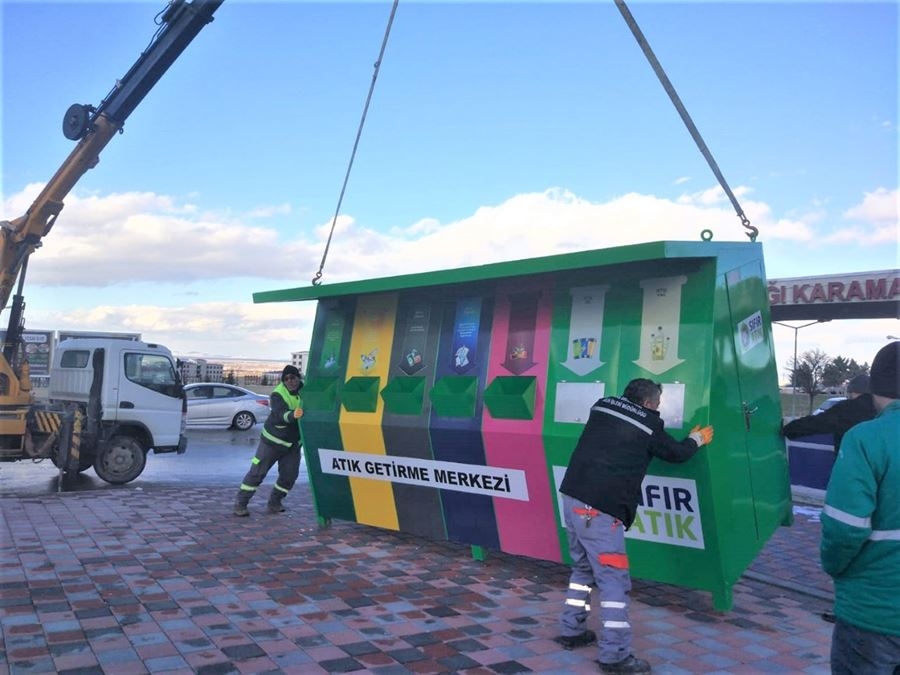 Karaman Belediyesi Atık Getirme Merkezleri Kurdu 8