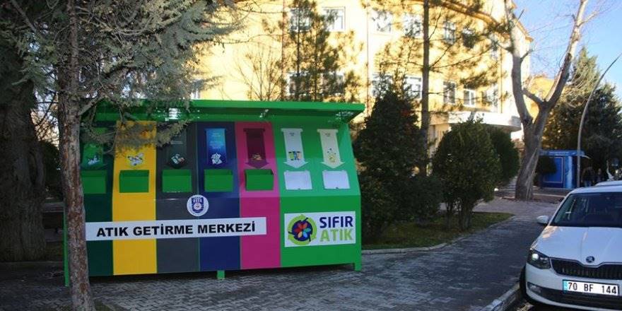 Karaman Belediyesi Atık Getirme Merkezleri Kurdu