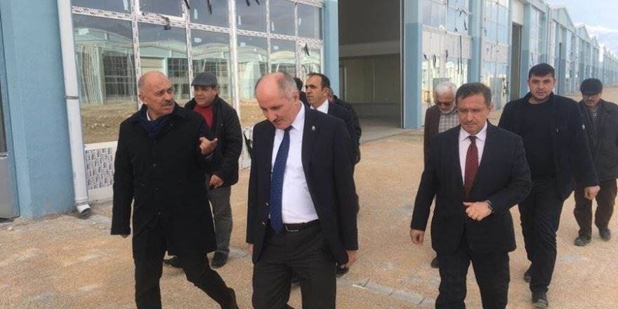 Karaman Valisi Fahri Meral ve Belediye Başkanı Ertuğrul Çalışkan Küçük S