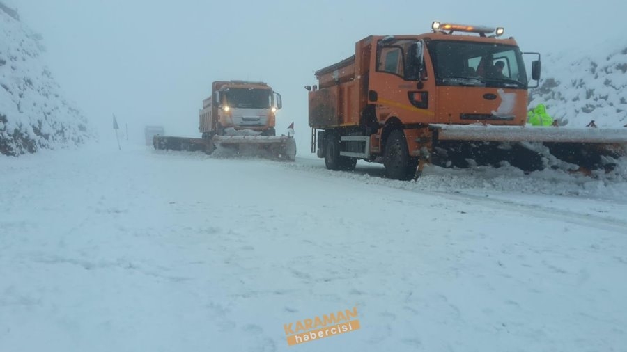 Antalya-Konya karayolunda karakış manzaraları 1
