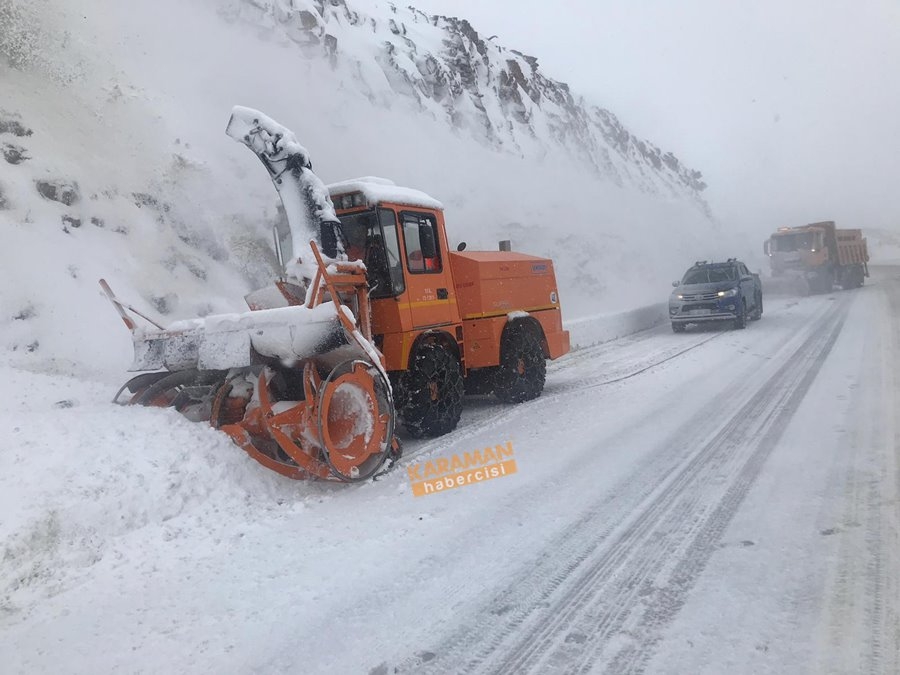Antalya-Konya karayolunda karakış manzaraları 11