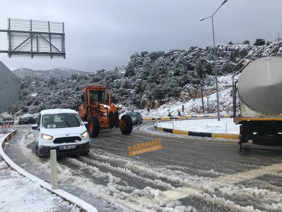 Antalya-Konya karayolunda karakış manzaraları 2
