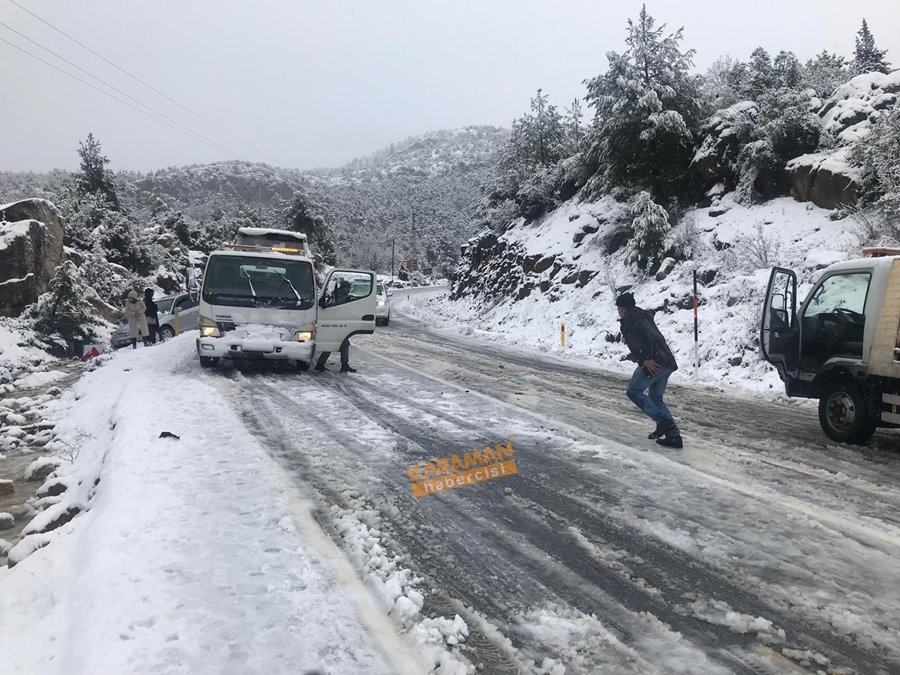 Antalya-Konya karayolunda karakış manzaraları 4