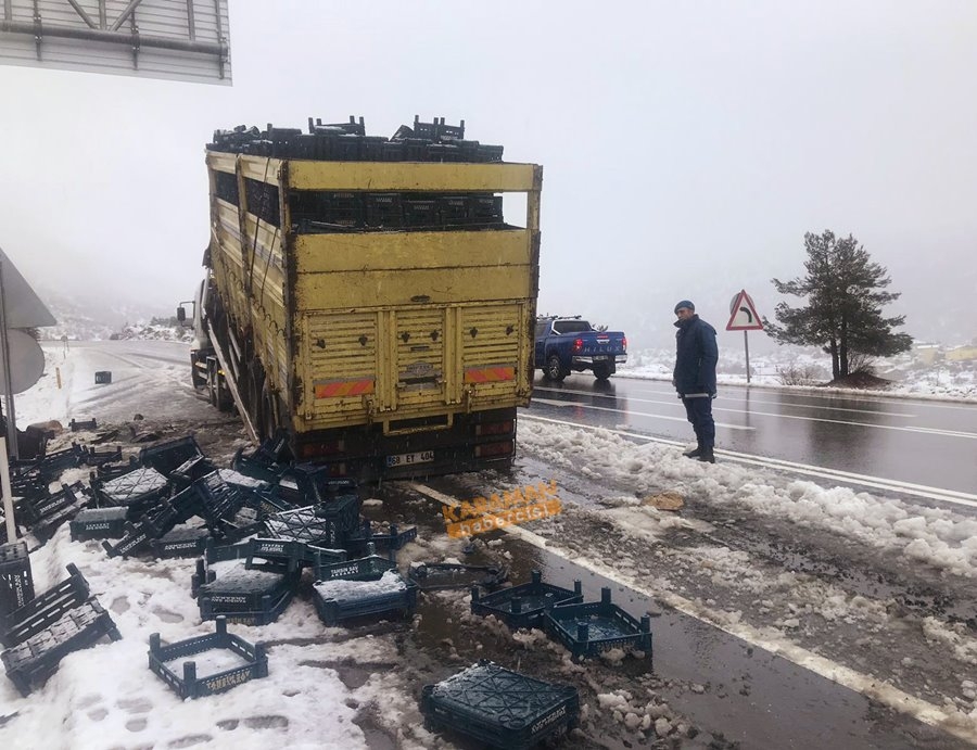 Antalya-Konya karayolunda karakış manzaraları 8