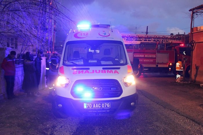Karaman'da Elektrik Kablosu Mutfağı Kül Etti 9