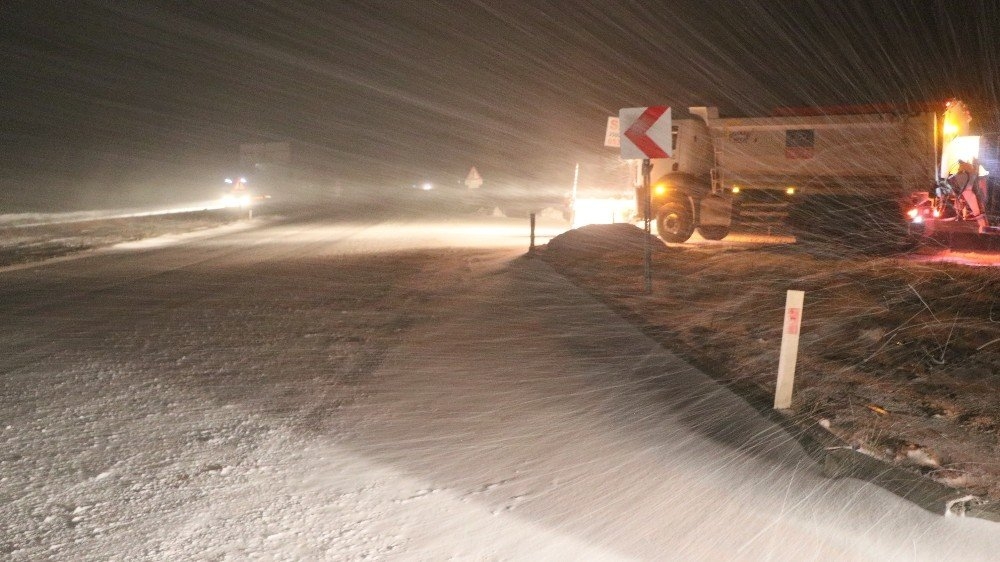 Aksaray’da Kar Yağışı Ve Fırtına Etkisini Artırdı 5