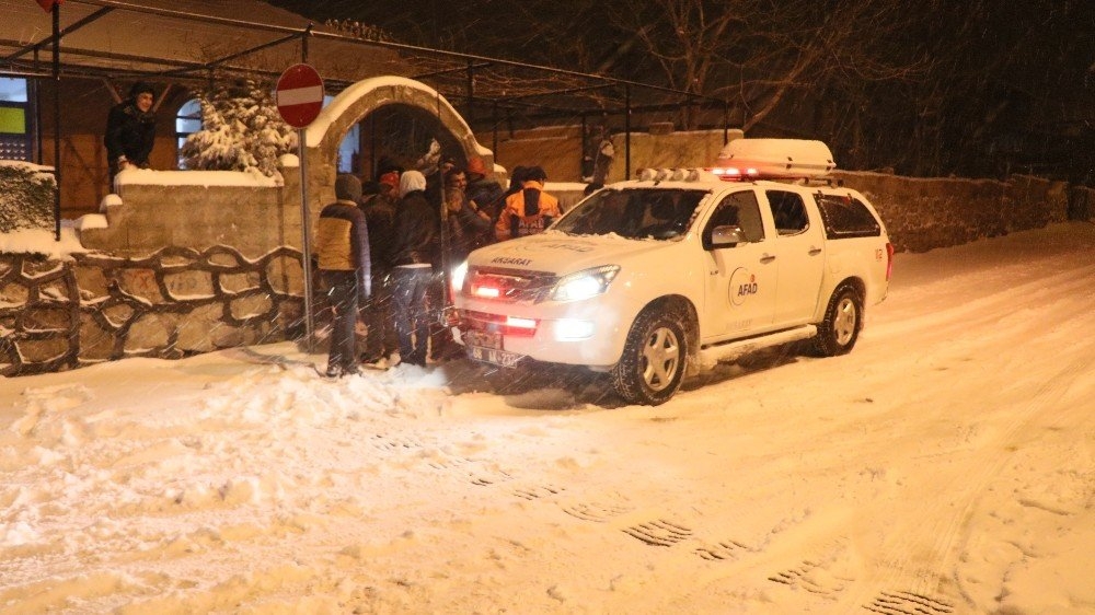 Aksaray'da Önce Kaybolan, Sonra Da Mahsur Kalan Öğrencileri Afad Kurtard 5