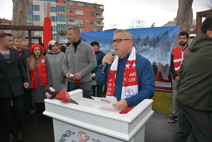 Sarıkamış Şehitleri Niğde'de Düzenlenen Tören ve Yürüyüşle Anıldı 2