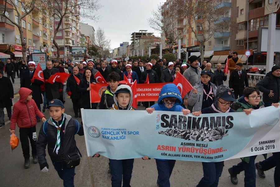 Sarıkamış Şehitleri Niğde'de Düzenlenen Tören ve Yürüyüşle Anıldı 6