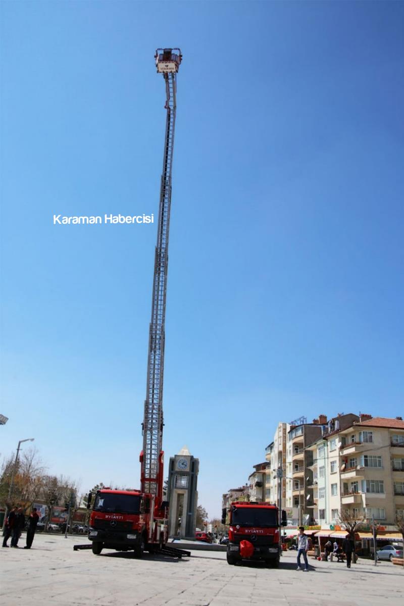 Karaman İtfaiye Müdürlüğüne İki Yeni İtfaiye 1