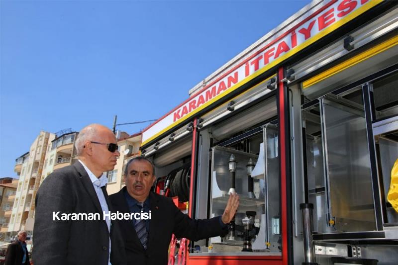 Karaman İtfaiye Müdürlüğüne İki Yeni İtfaiye 3