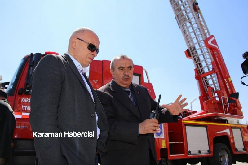 Karaman İtfaiye Müdürlüğüne İki Yeni İtfaiye 5