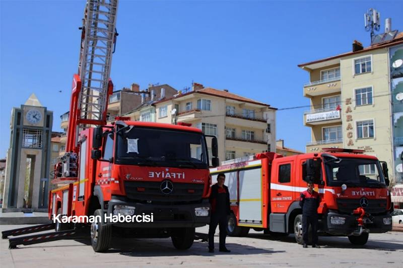 Karaman İtfaiye Müdürlüğüne İki Yeni İtfaiye 6