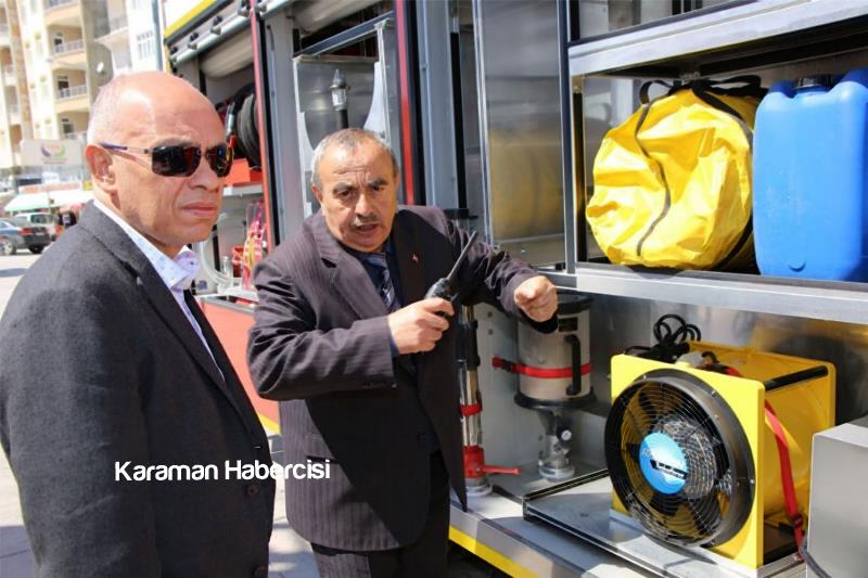 Karaman İtfaiye Müdürlüğüne İki Yeni İtfaiye 7