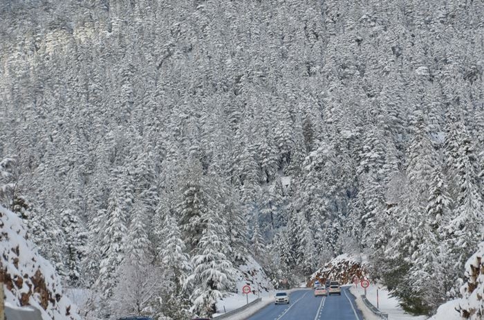 Antalya'da Kar Manzaraları 10