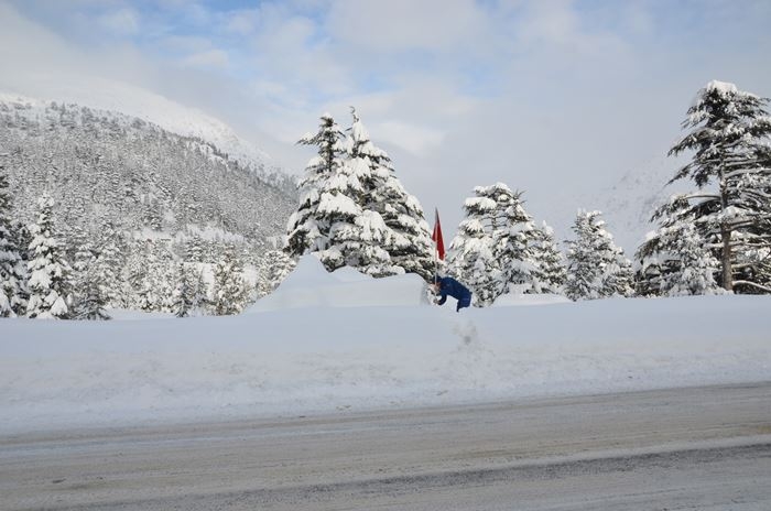 Antalya'da Kar Manzaraları 12