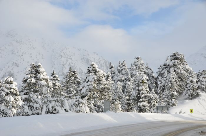 Antalya'da Kar Manzaraları 13