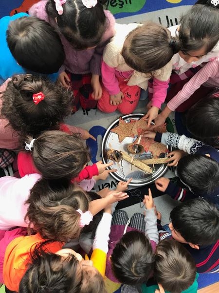 Karaman Mehmet Çavaş İlkokulunda "Aynı Gökyüzünü Paylaşıyoruz"Projesi 1