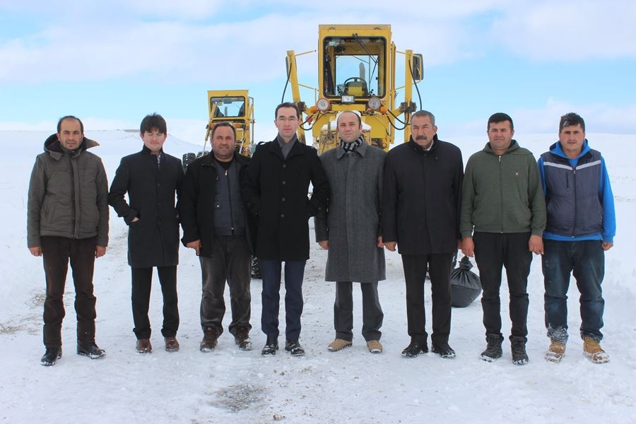 Ayrancı Kaymakamı Mehmet Göze'den Kar Çalışması 16