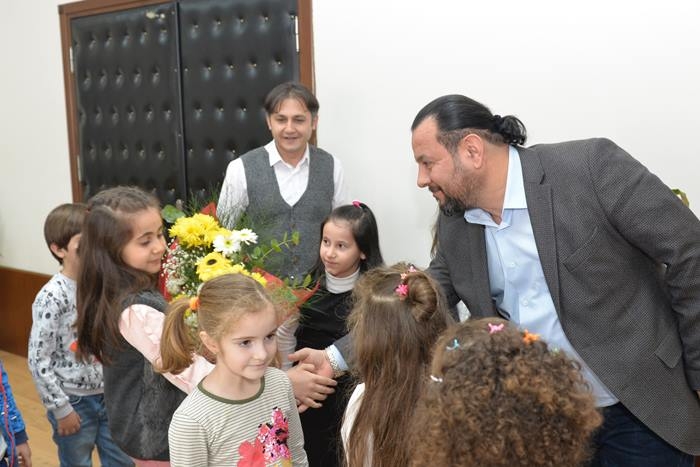 KMÜ Çocuk Üniversitesi Öğrencilerinden Rektör Akgül'e Ziyaret 1