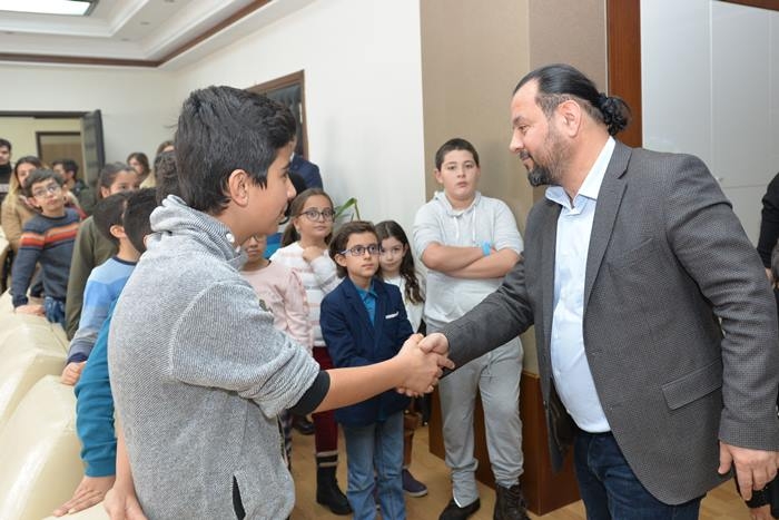 KMÜ Çocuk Üniversitesi Öğrencilerinden Rektör Akgül'e Ziyaret 3
