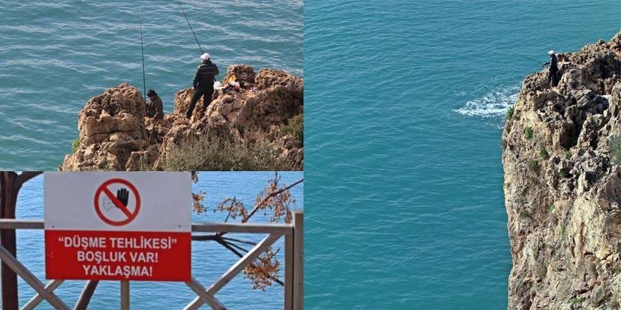 Antalya'da Uyarılar Fayda Etmiyor,Tehlike Geliyorum Diyor