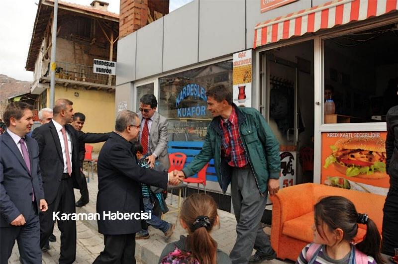 Vali Tapsız, Sarıveliler'de Büyük Bir Sevgi İle Karşılandı 19