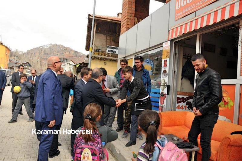 Vali Tapsız, Sarıveliler'de Büyük Bir Sevgi İle Karşılandı 20