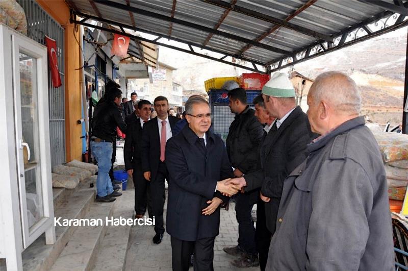 Vali Tapsız, Sarıveliler'de Büyük Bir Sevgi İle Karşılandı 4