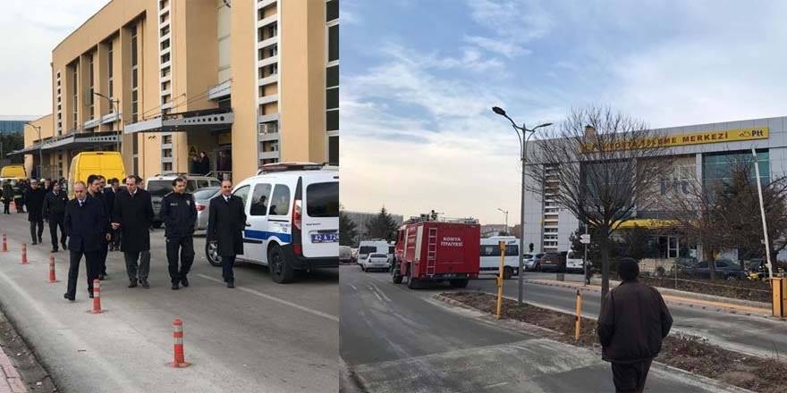 Konya'da PTT Binasında Patlama