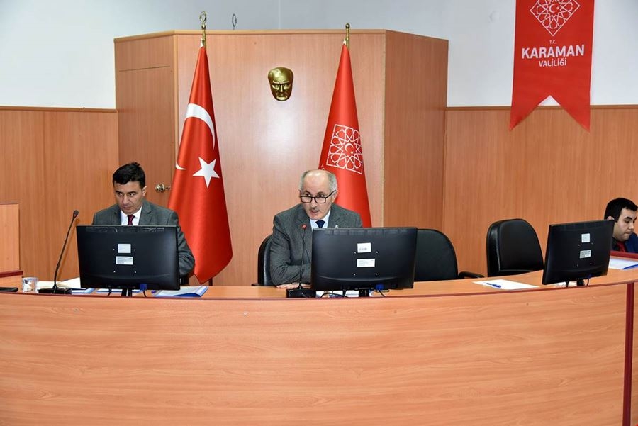 Karaman'da 2019 Yılının İlk Koordinasyon Kurulu Toplantısı Yapıldı 1
